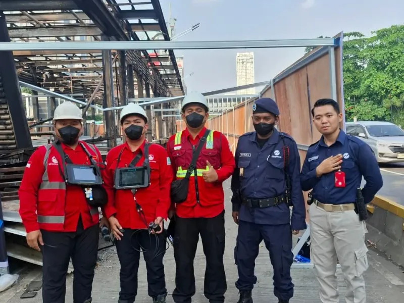 Pengujian JPO Polda Jakarta